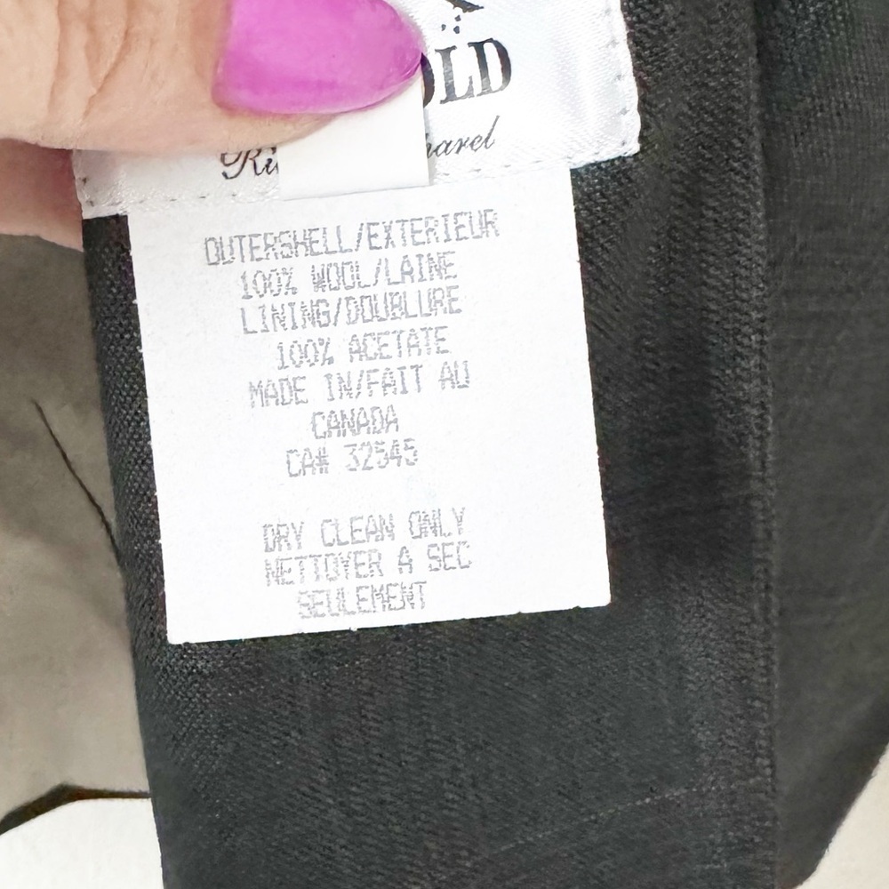 Marigold Riding Apparel Gray Wool Riding Jacket - Picture 13 of 13